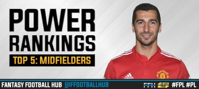 FPL Power Rankings 2017/18: Midfielders (GW6)