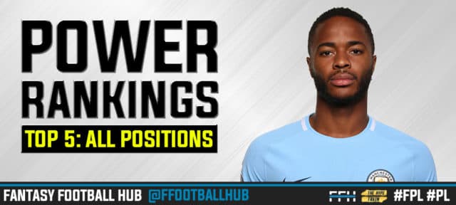 FPL Power Rankings 2017/18: All Positions (GW9)