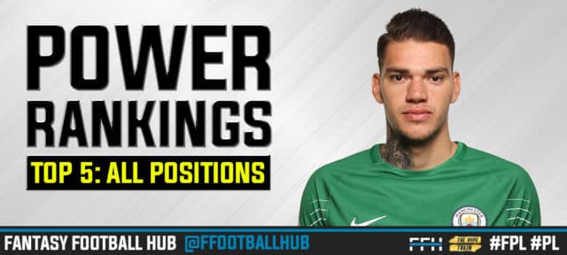 FPL Power Rankings 2017/18: All Positions (GW8)