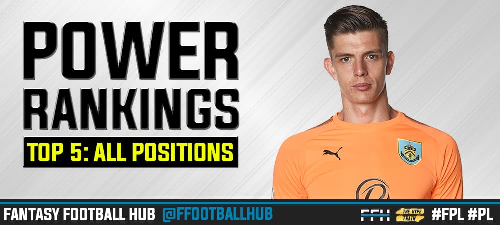 FPL Power Rankings 2017/18: All Positions (GW12)