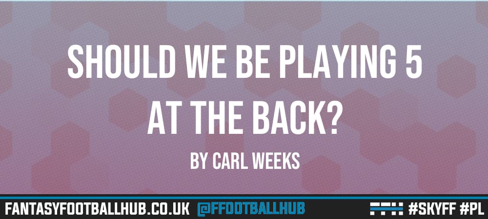 Should we be playing with 5 at the back?