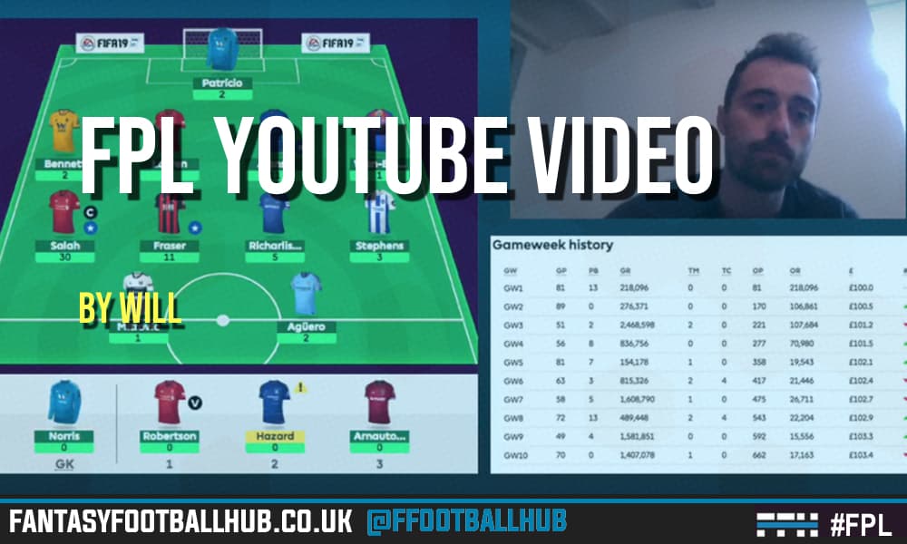 GW12 FPL YouTube Video – By Will