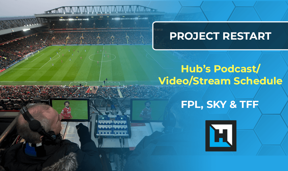 Project Restart – Hub’s Podcast/Video/Stream Schedule