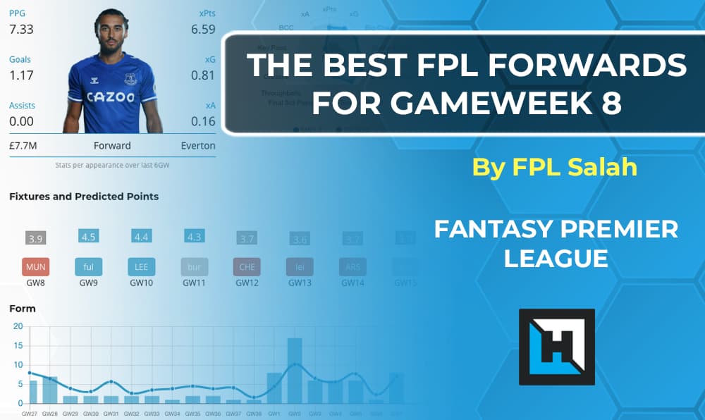 Best Forwards For Gameweek 8 | Fantasy Premier League Tips 2020/21