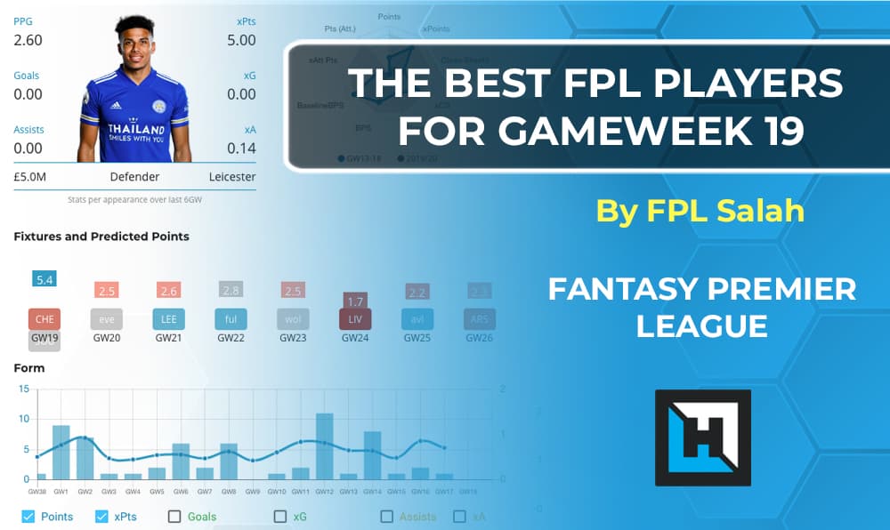 Best FPL Players For Double Gameweek 19 | Fantasy Premier League Tips