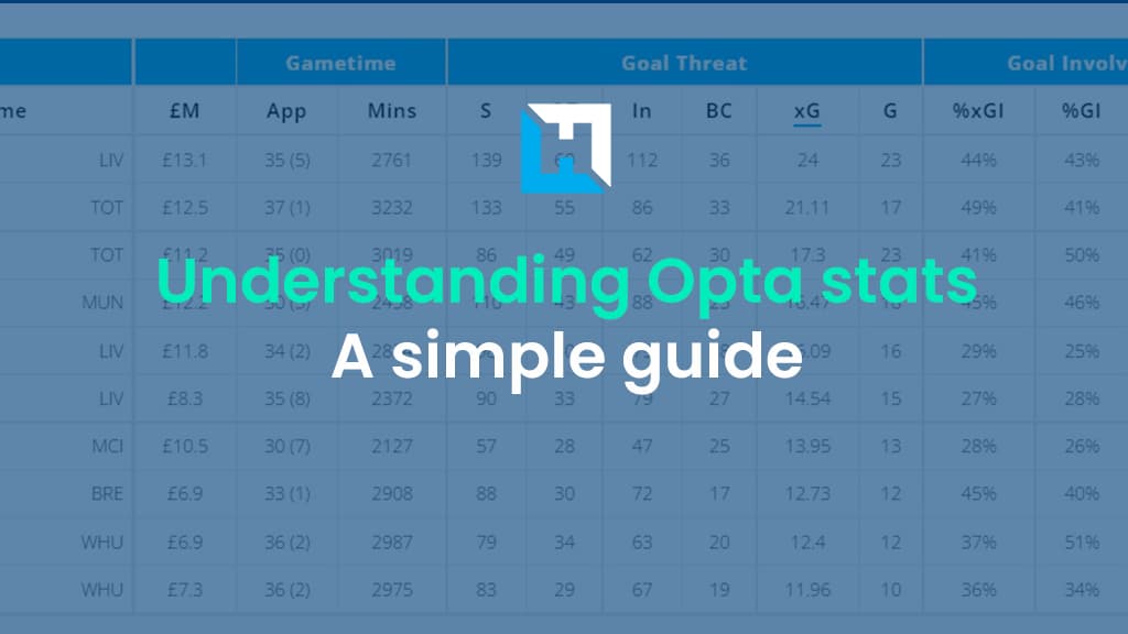 A simple guide to Opta stats for FPL