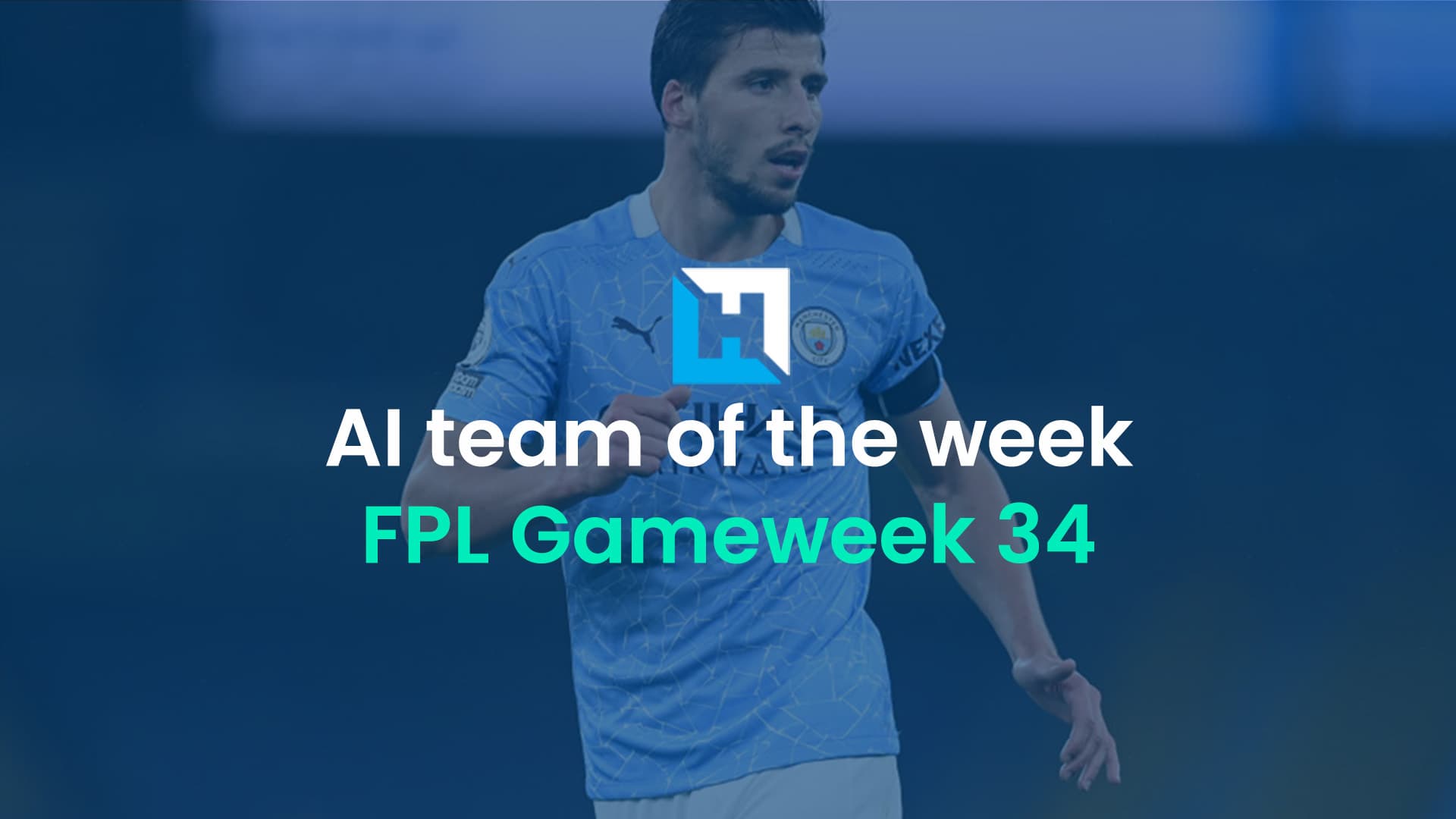 What is the best FPL team for Double Gameweek 34 according to AI?