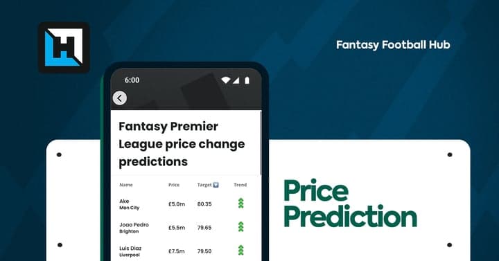 FPL player price change predictions | Fantasy Football Hub