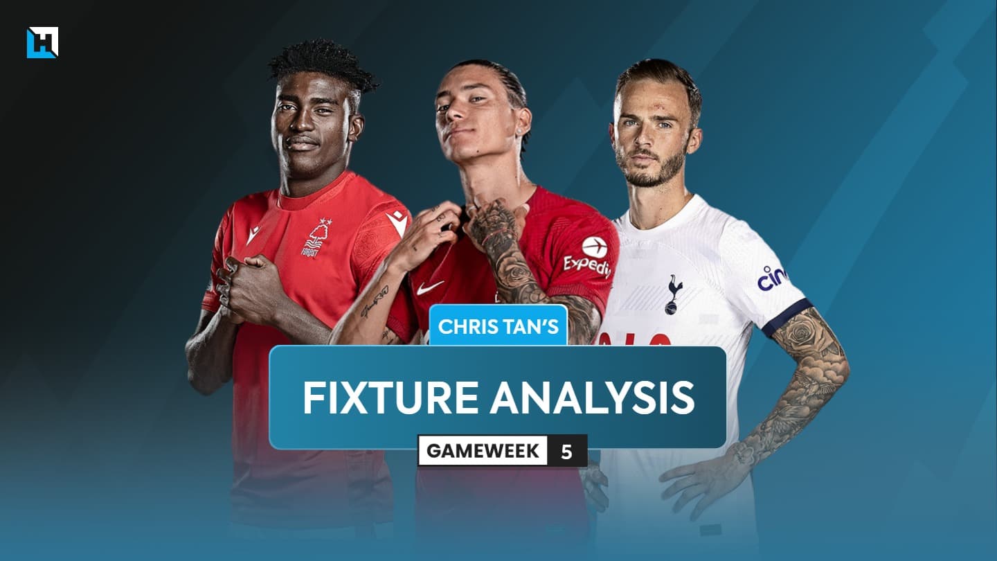 FPL Gameweek 5 fixtures: Clean-sheet odds, goalscoring potential and players to target