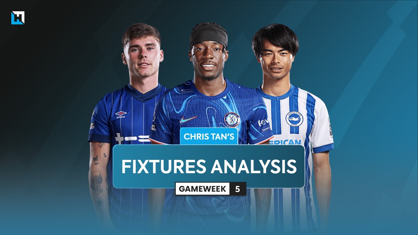 FPL Gameweek 5 fixtures analysis: Teams and players to target