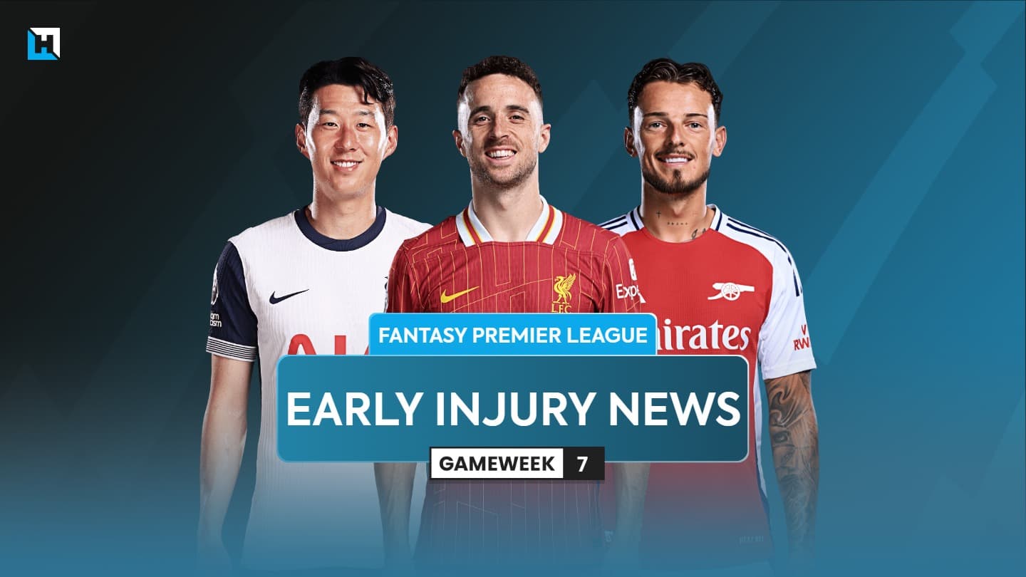 FPL Gameweek 7 early injury news: Jota, Son, White, Calafiori