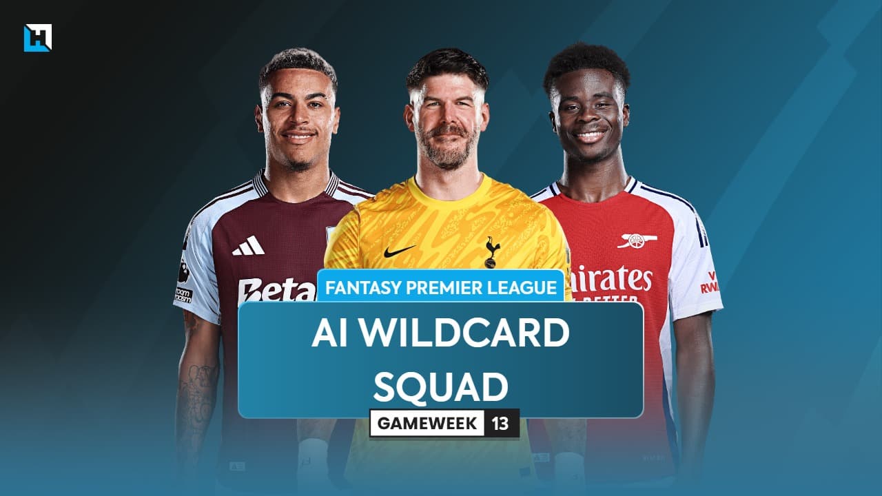 Best FPL Wildcard team for Gameweek 13 according to AI