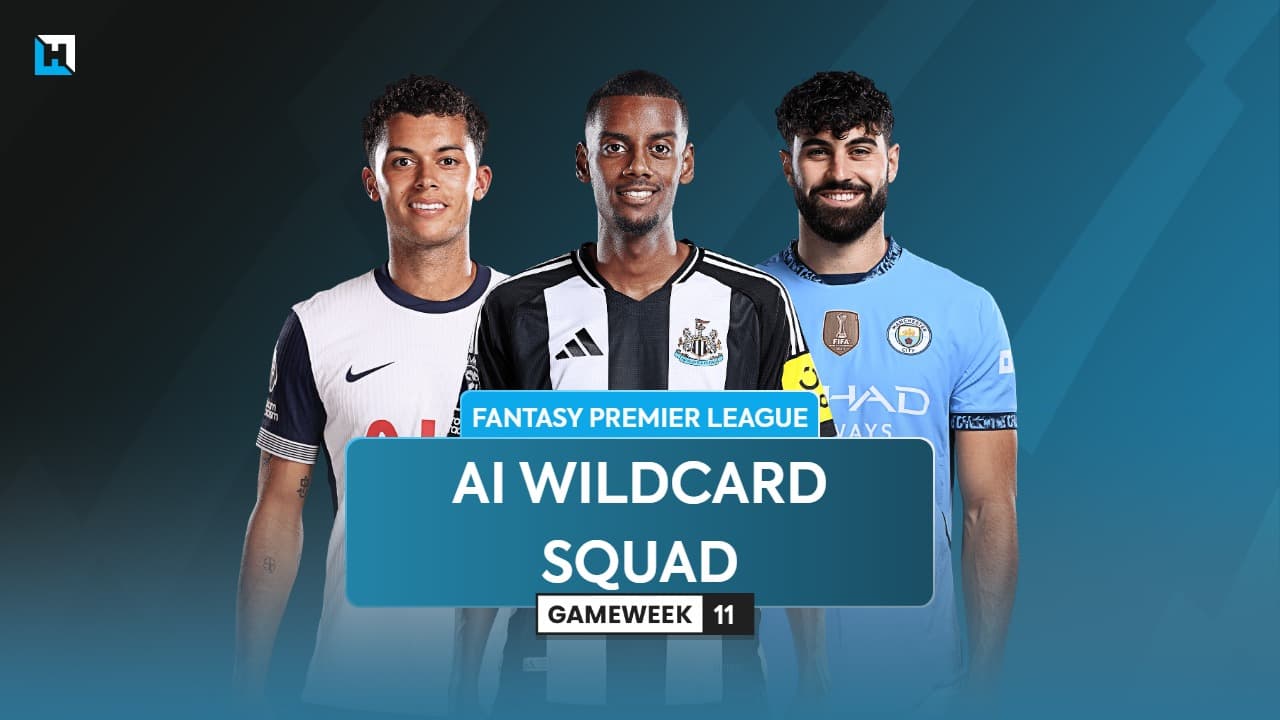 Best FPL Wildcard team for Gameweek 11 according to AI