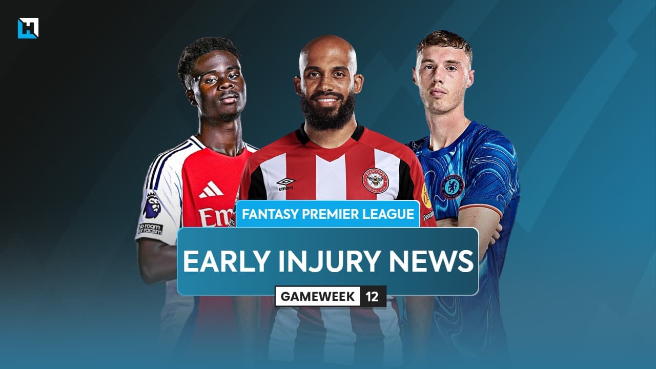 FPL Gameweek 12 early injury news: Palmer, Saka, Mbeumo, Alexander-Arnold and more