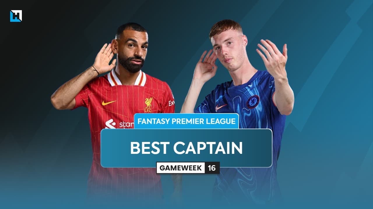 Best FPL captain for Gameweek 16: Palmer or Salah?