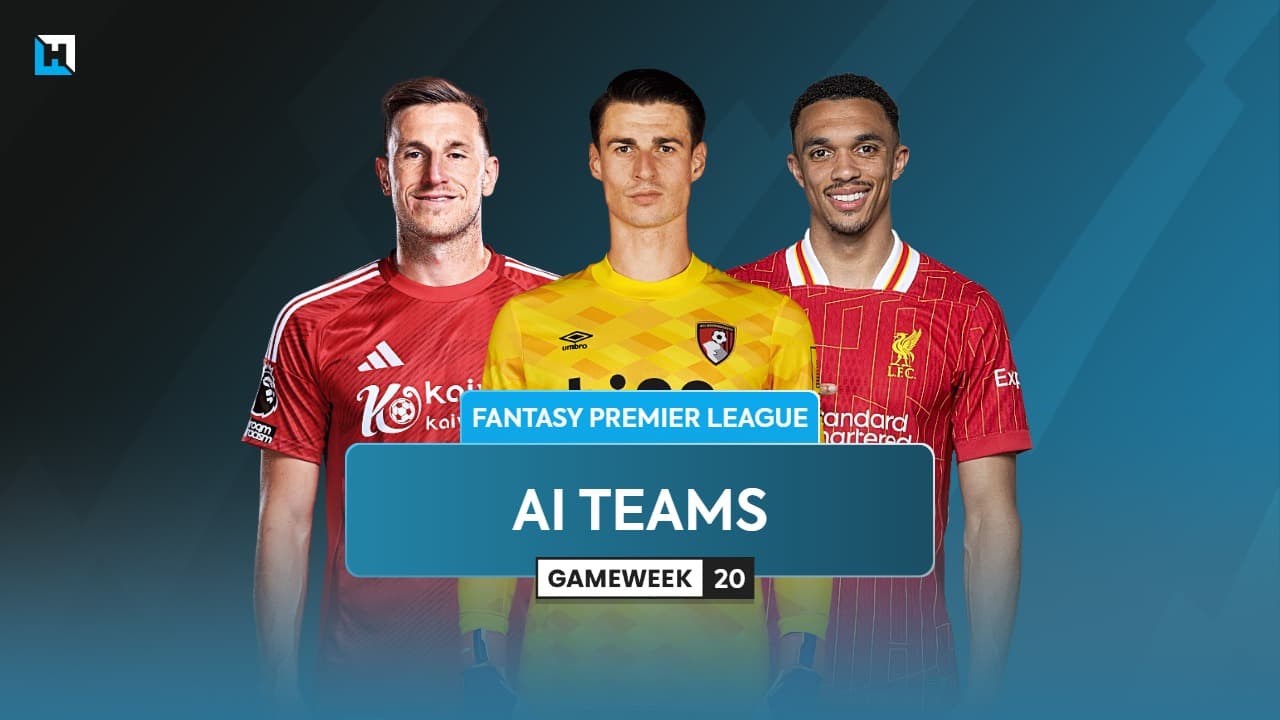 Best AI teams for Gameweek 20: Team of the week and Wildcard