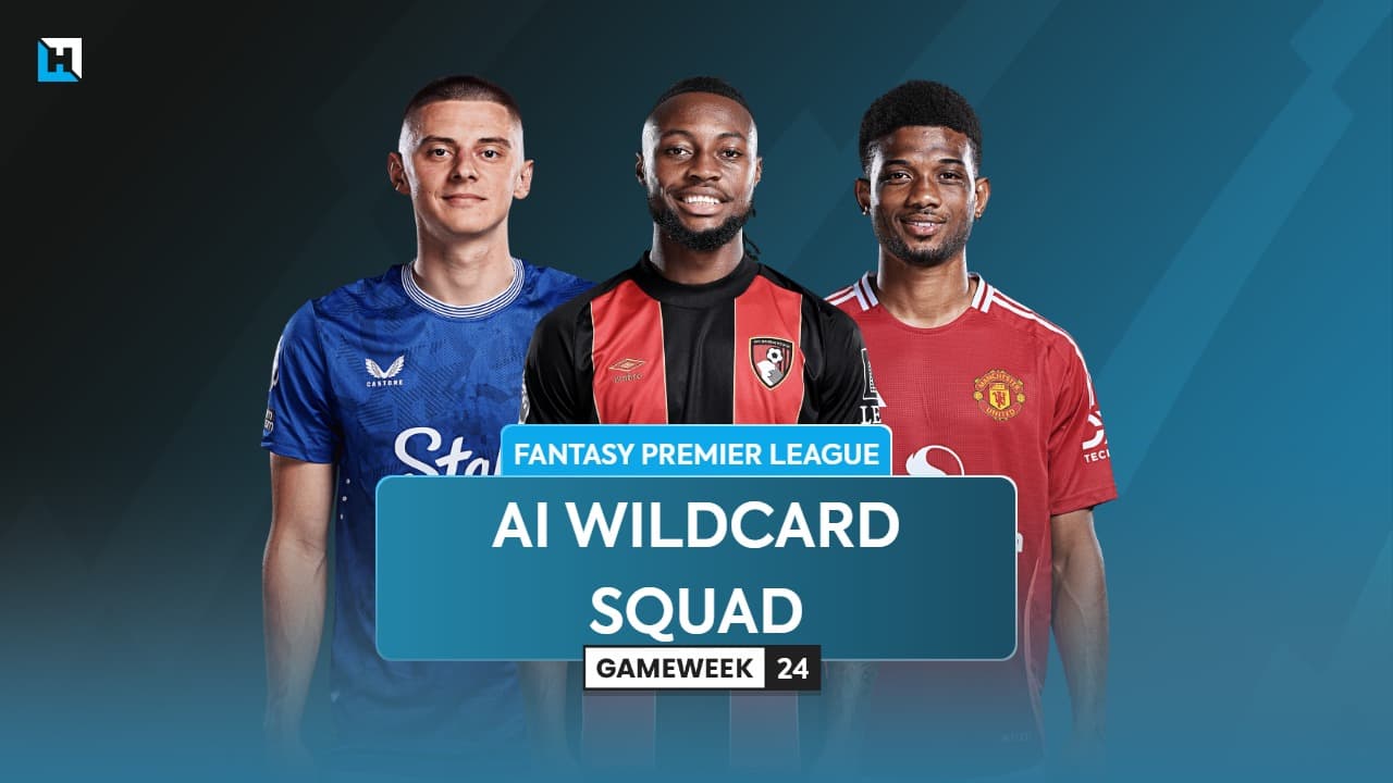 Best FPL Wildcard team for Gameweek 24 according to AI