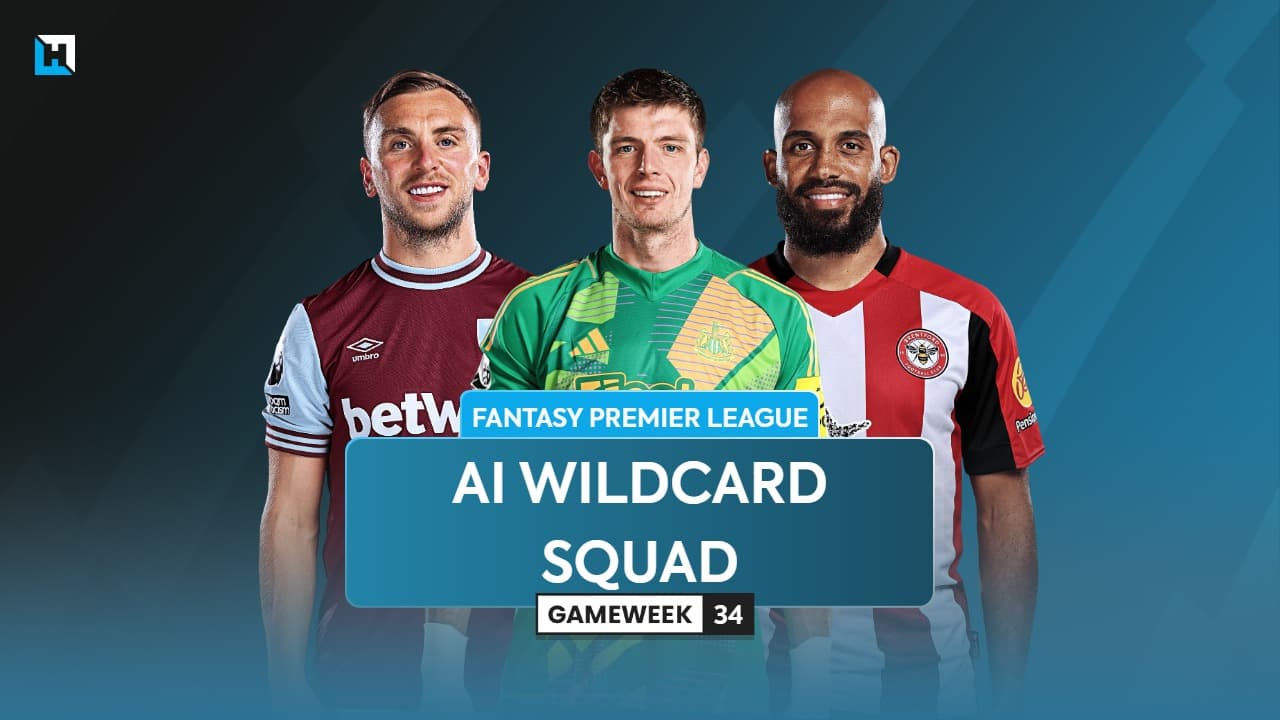 Best FPL Wildcard team for Blank Gameweek 34