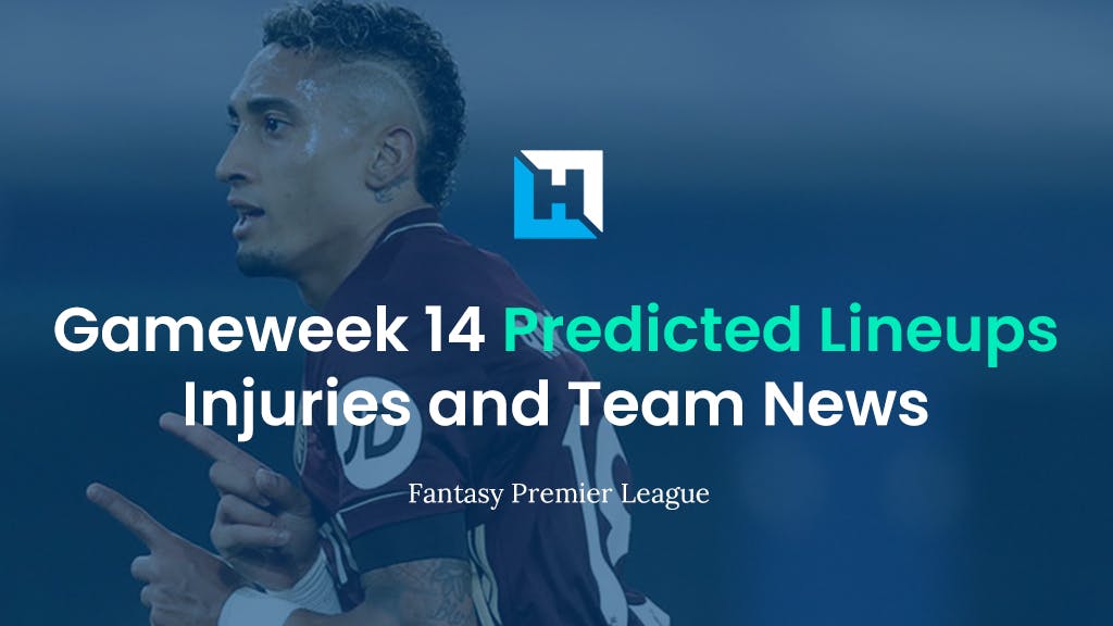 Premier League Predicted Lineups fpl gameweek 14