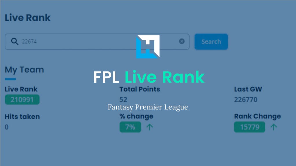 fantasy premier league live rank